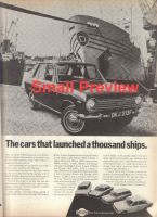 Retro Car Ad Posters - Datsun 100 saloon 1968 - The Nostalgia Store
